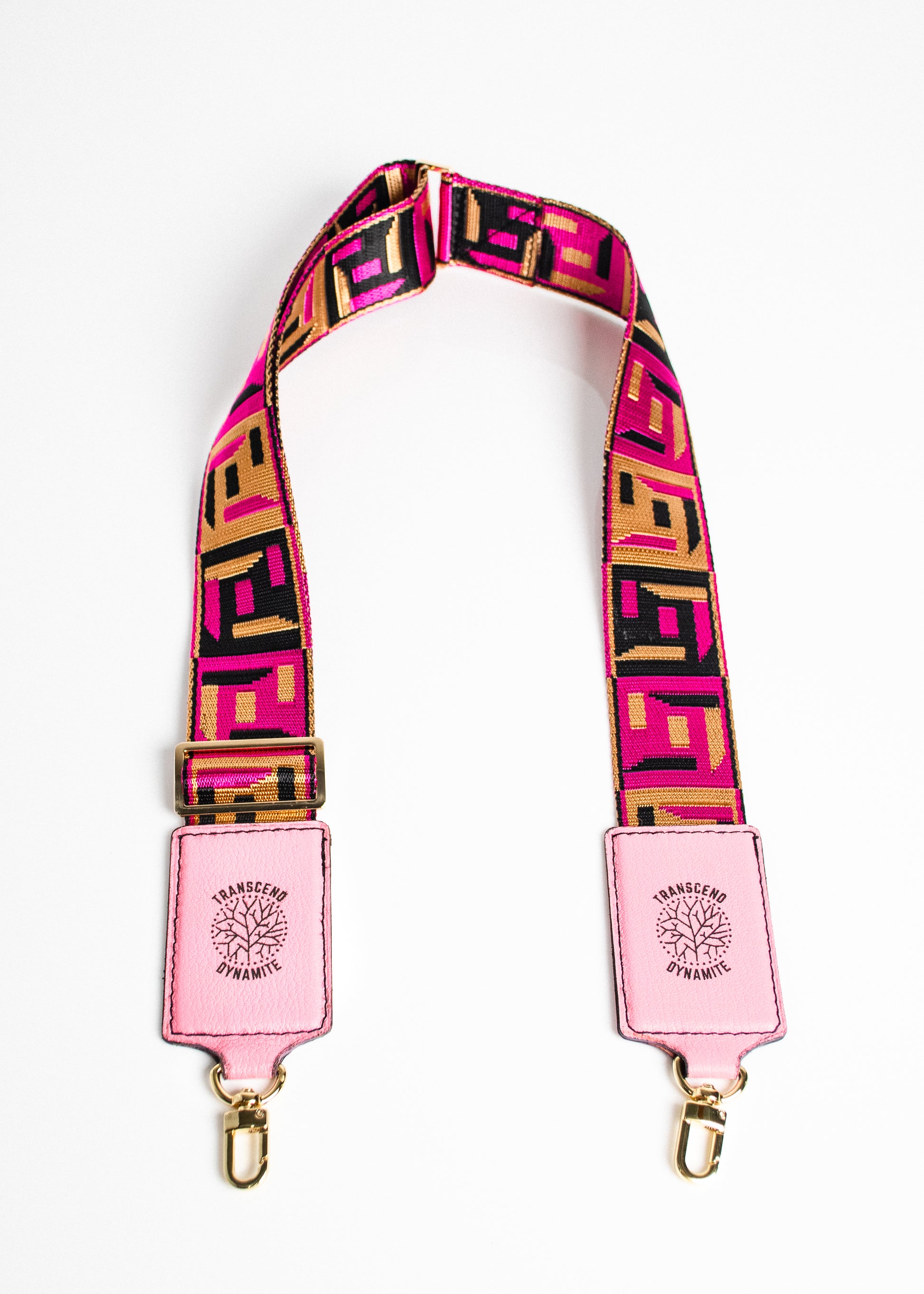 Handbag strap with laser cut design