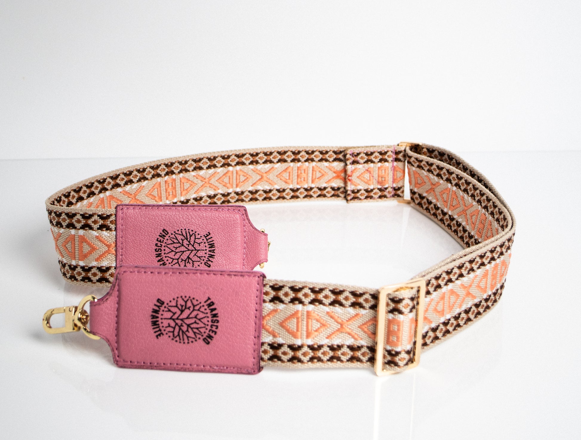 Where to buy pink handbag straps with gold clasps