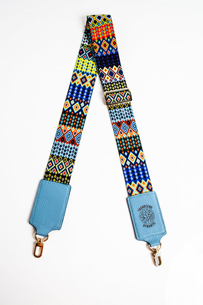 Blue  2” Detachable Bag Strap