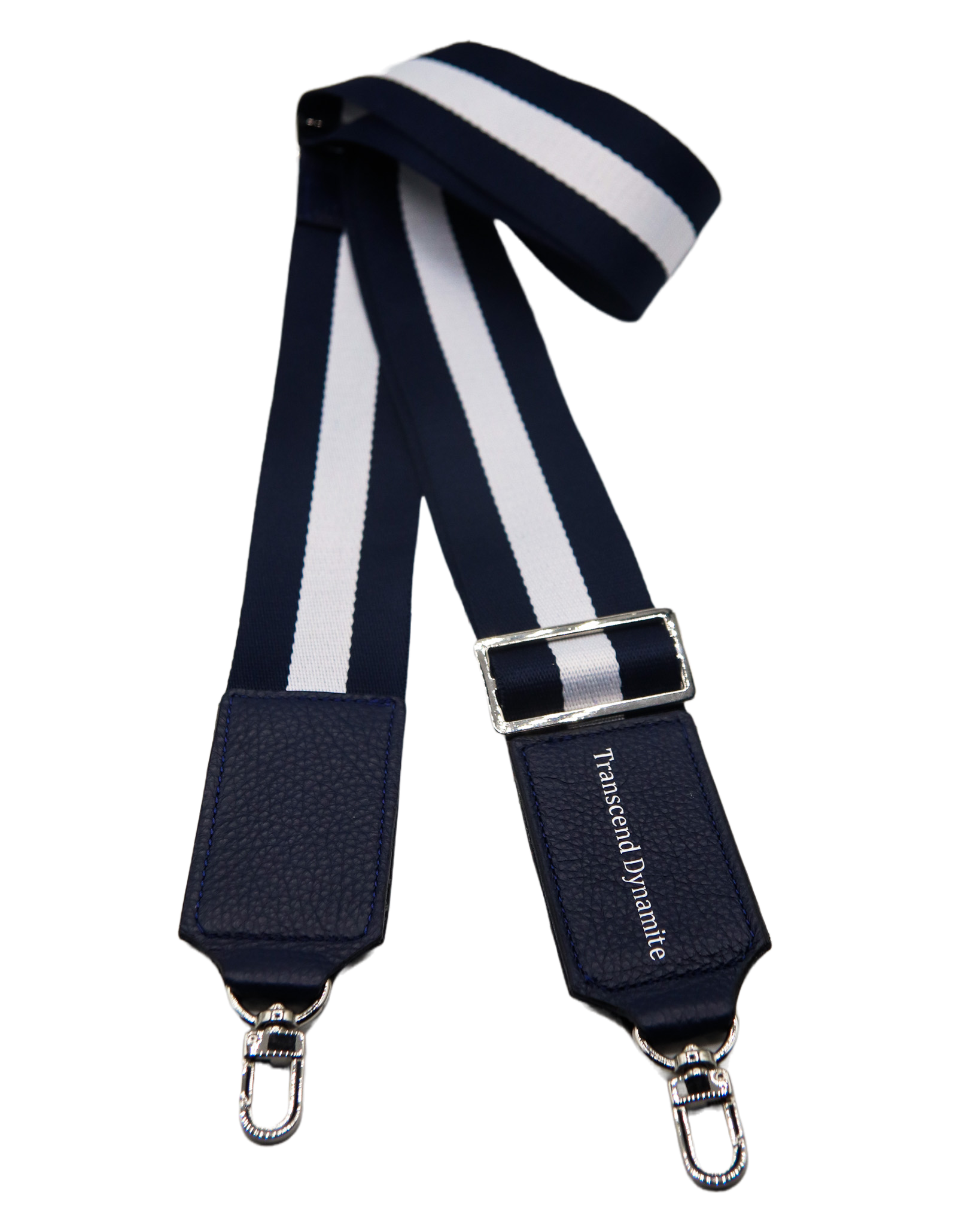 Elegant navy blue detachable bag strap for a classic look